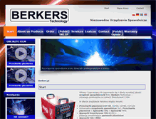 Tablet Screenshot of berkers.pl